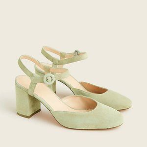 J.Crew Maisie Ankle Strap Pumps, Faded Pistachio